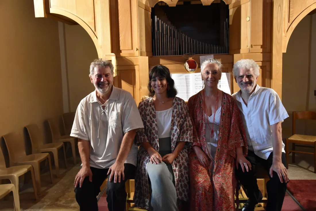 Concert de l'association — quatuor Gallarotti, George, Siefert, George, juillet 2023