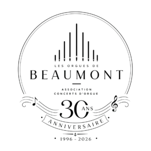 Logo 30 ans des orgues de beaumont